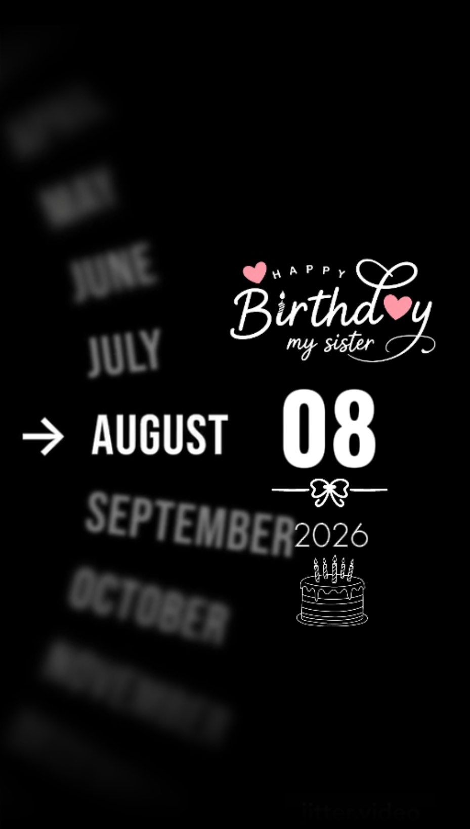 BDAY SISTER 8 AUGUST