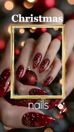 Christmas Top Nails