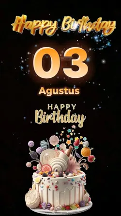 ultah 3 Agustus 2024