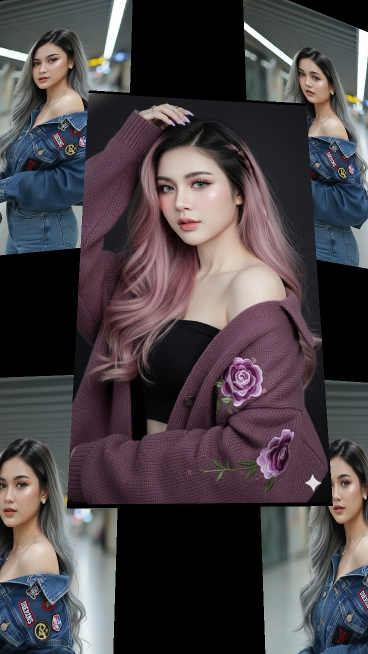 예쁜 여자의 새로운

