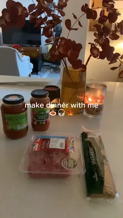 make dinner w me 🍝