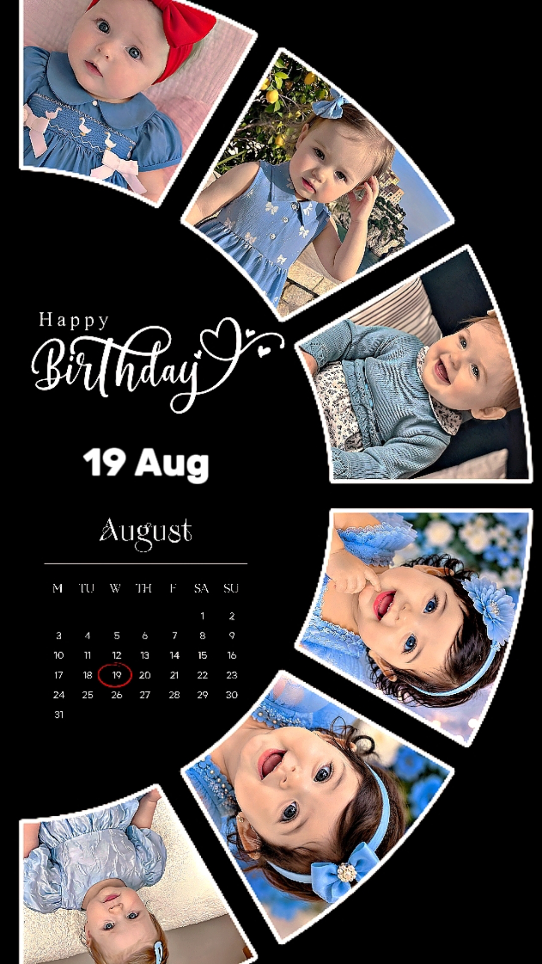 HBD BABY 19 AUG