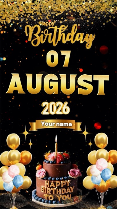 07 de agosto aniversário 
