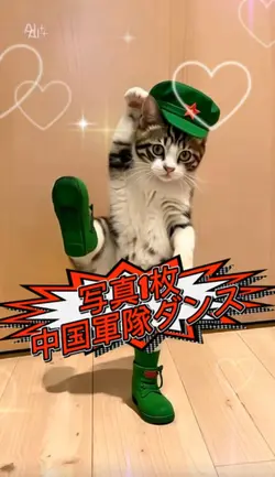 中国軍隊ダンス