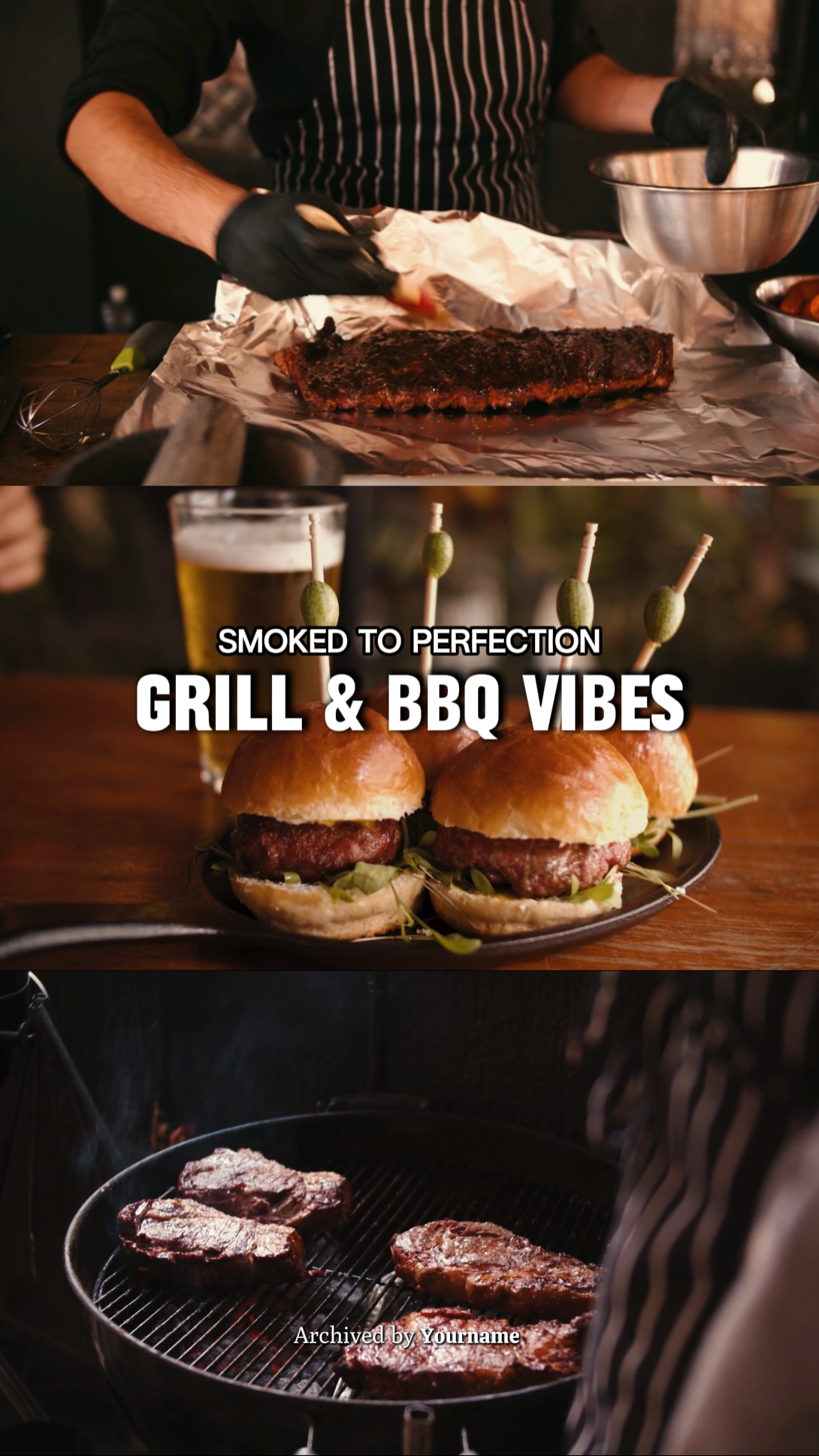 Vibraciones de parrilla y barbacoa