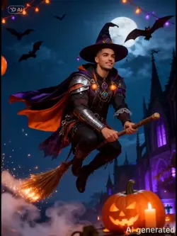 Pumpkin witch