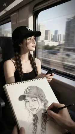 AI Vẽ Tranh Chì Xinh