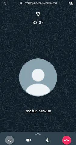 screenshot telpon wa