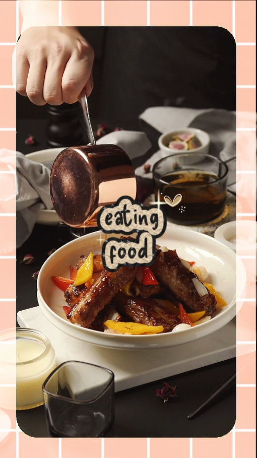 eating food 
