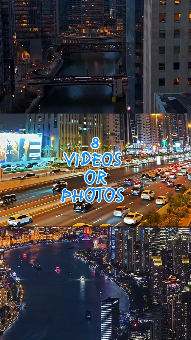 8 VIDEOS OR PHOTOS 