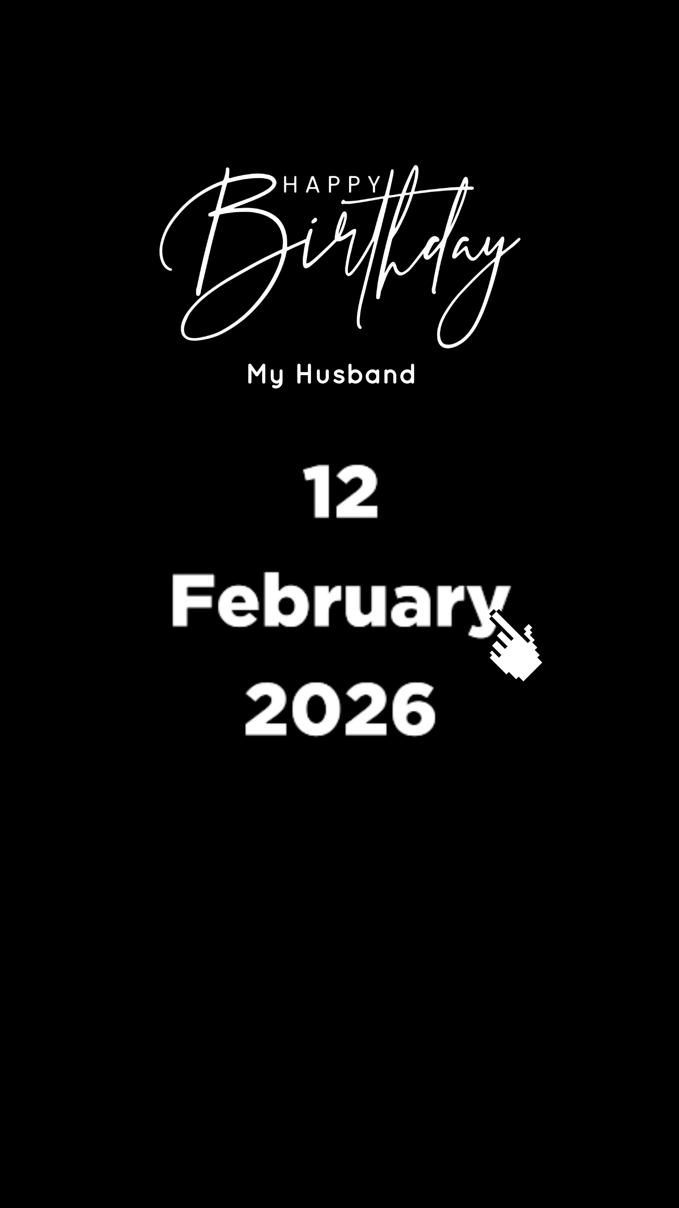 HBD HUSBAND 12 FEBRU