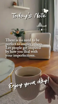 No need to be perfec