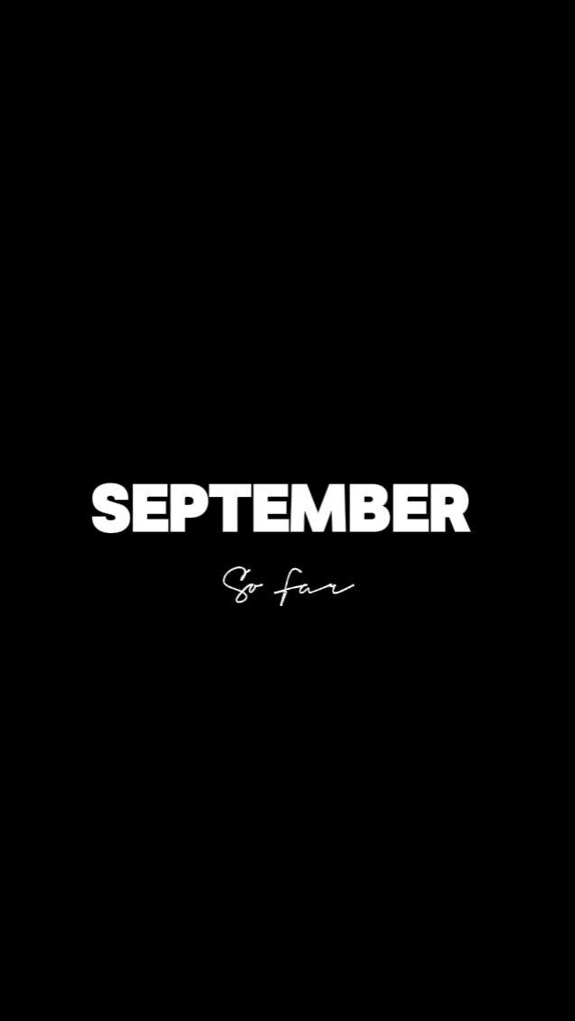 Septembre jusqu'à présent 