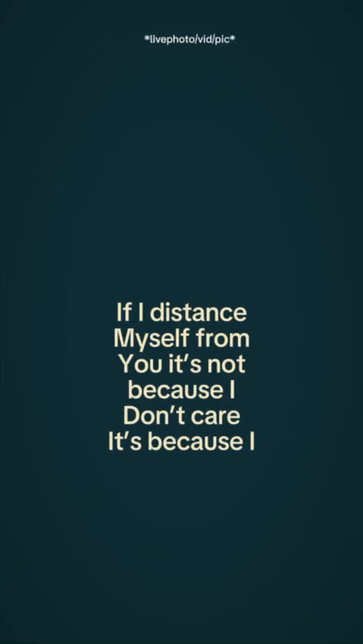 Me distancio