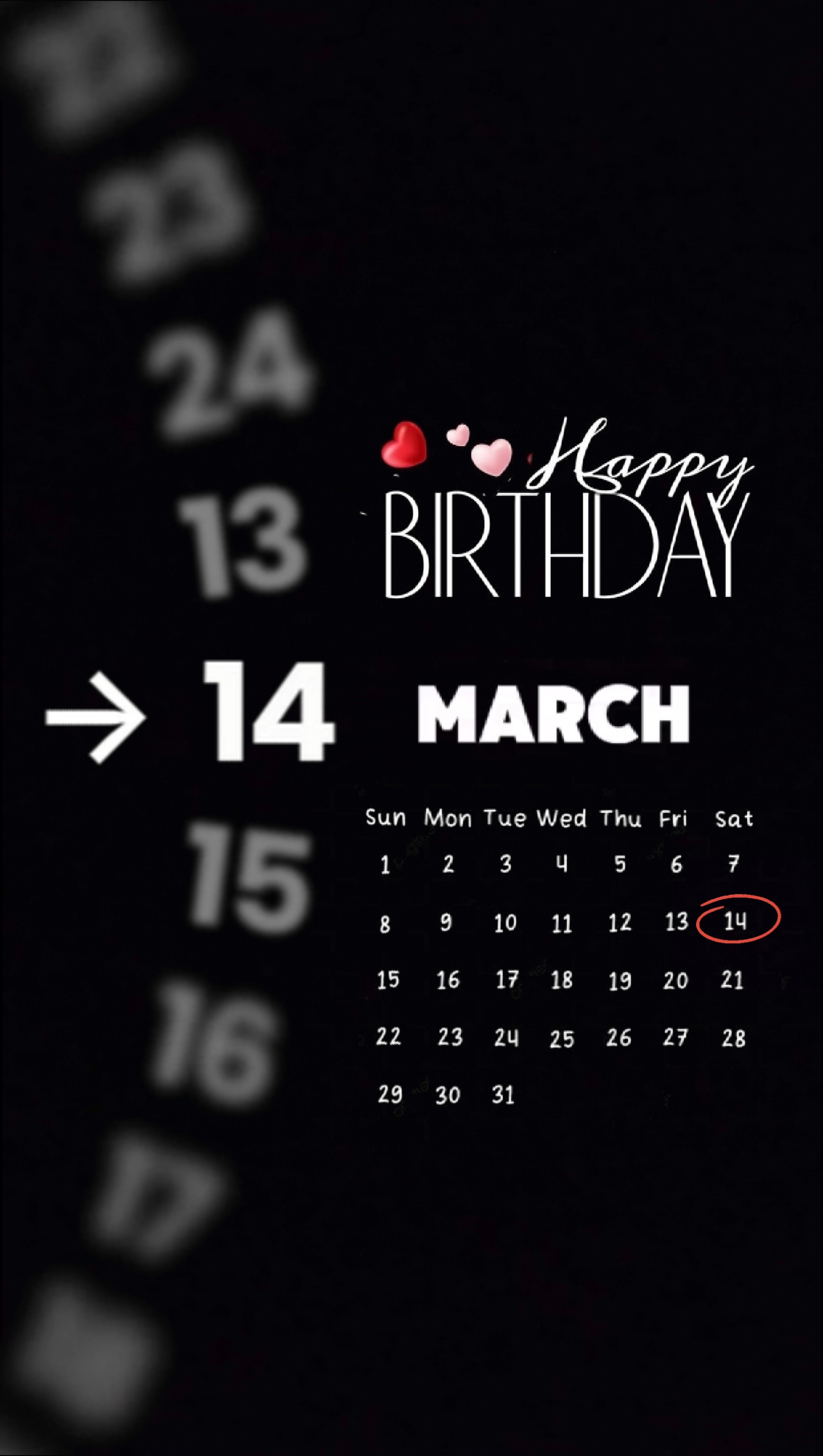 Ulang tahun 14 Maret 