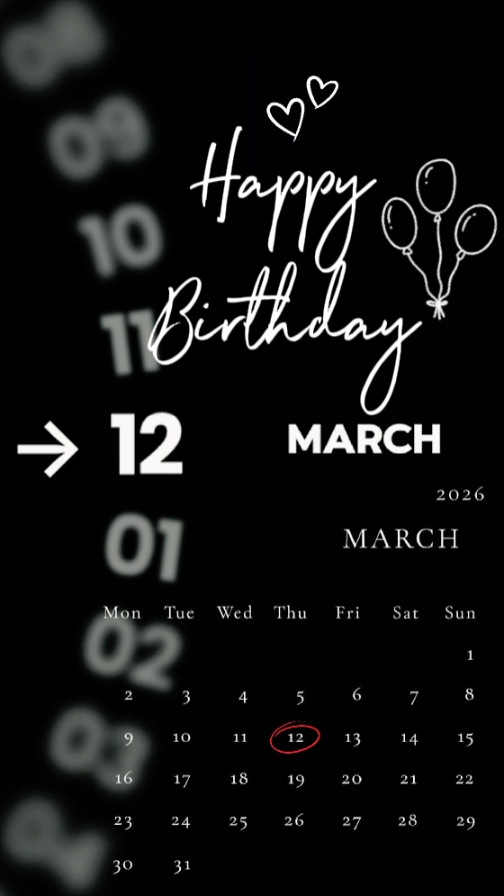 DOĞUM GÜNÜ 12 MART 