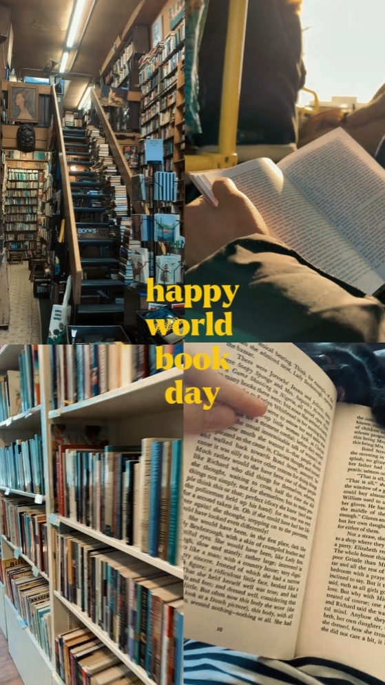Feliz dia mundial do livro