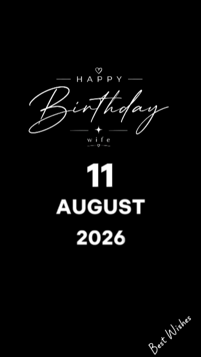 HBD EŞİ 11 AĞUSTOS 