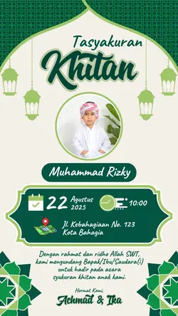 Undangan Khitanan 02