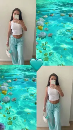 Cœur bleu turquoise 