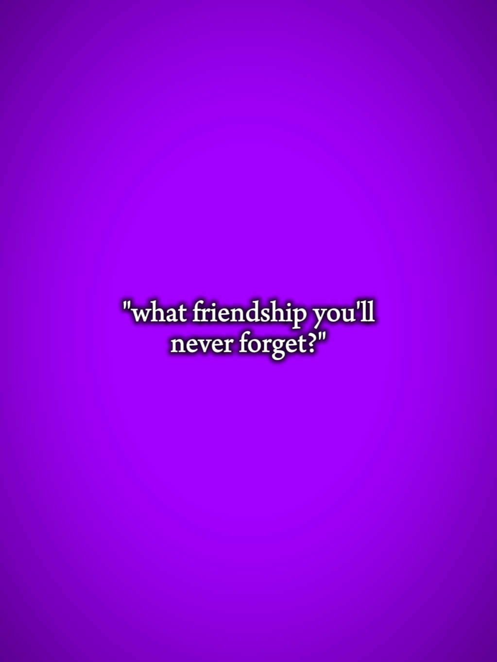 was Freundschaft 