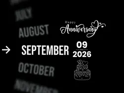 anniversary sept 9st