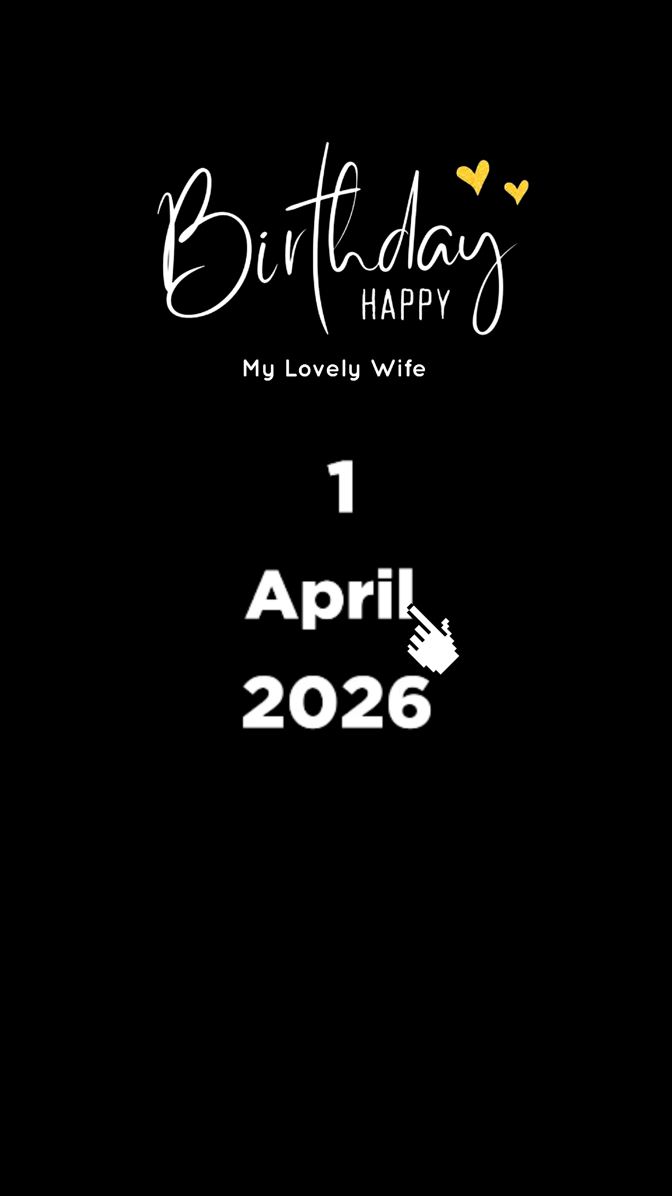 HBD ESPOSA 1 DE ABRIL