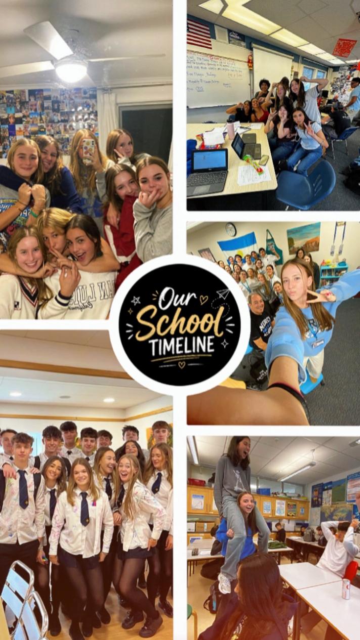 our school timeline