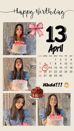 birthday 13 April