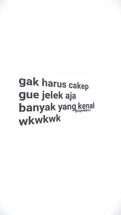 gak harus cakep