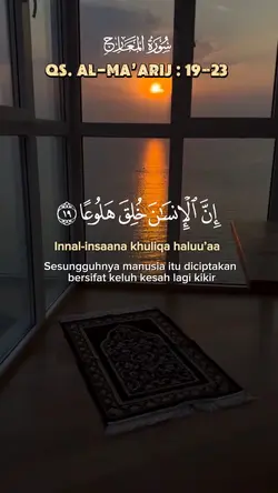 Qs Al-Ma”arij :19-23