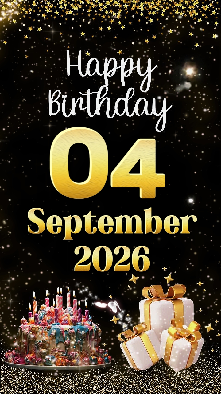 HBD 04 de setembro de 2026