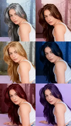 6 Panels haircolor