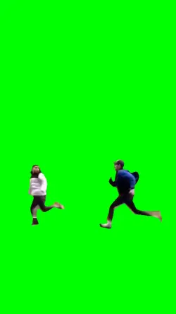 Man Chasing Man
