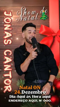 show Natal editável 