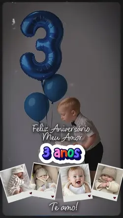 Aniversário 3 anos 