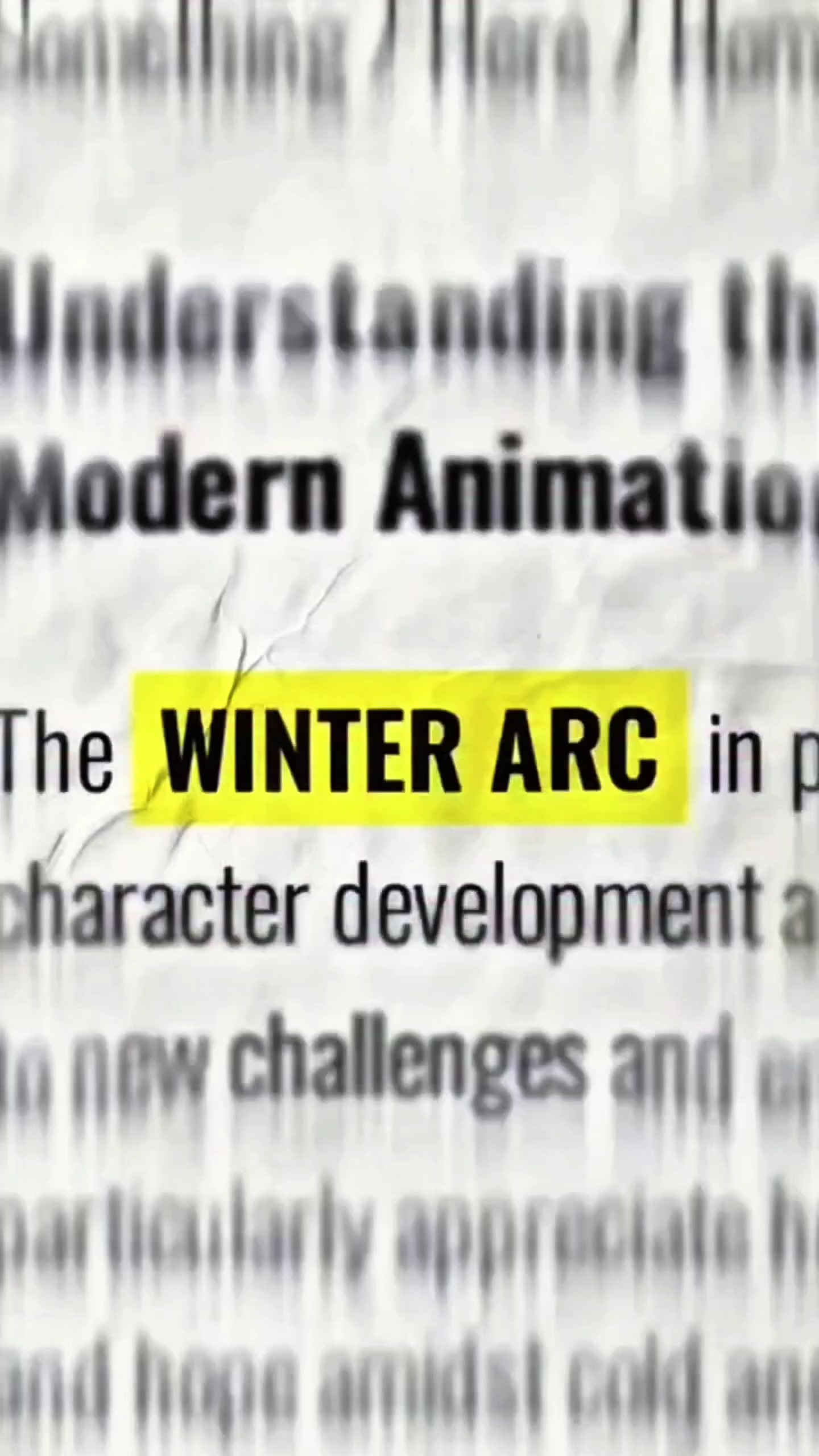WINTER ARC IS COMING
