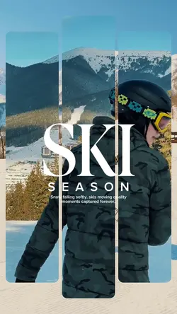 Ski season moments