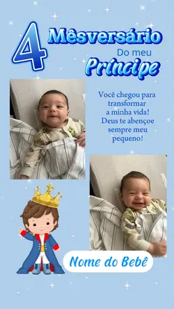 4 Meses do meu bebê 