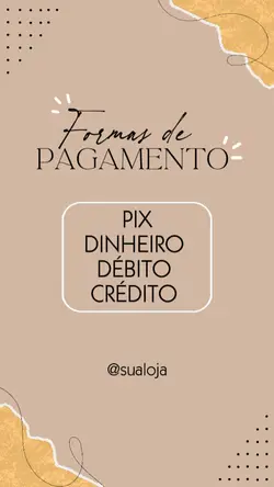 forma de pagamento 
