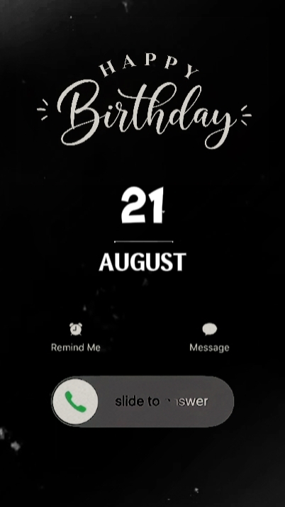 21 AUGUST BIRTHDAY 
