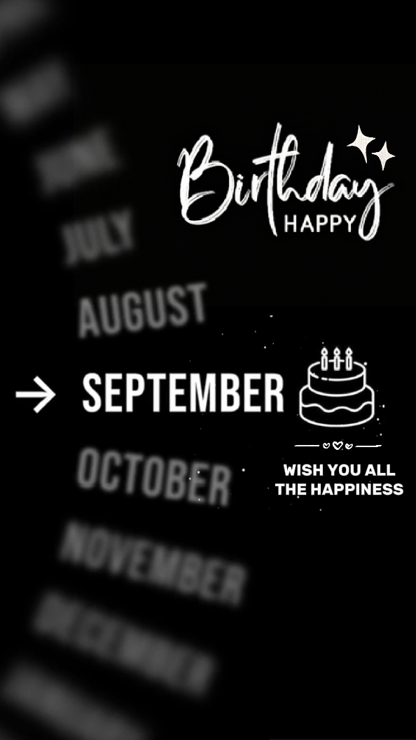 HBD SEPTEMBER 