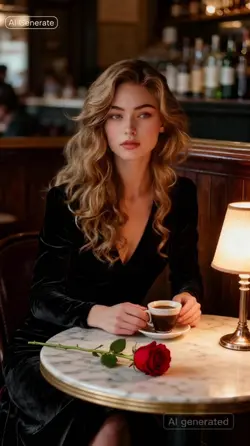 drinking coffee ai