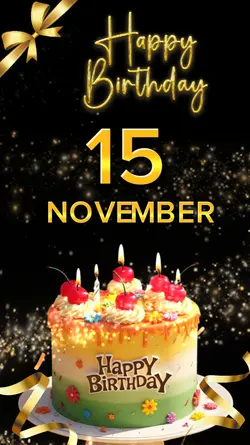 Birthday 15 NOVEMBER