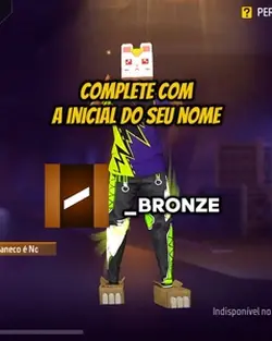 Complete com inicial