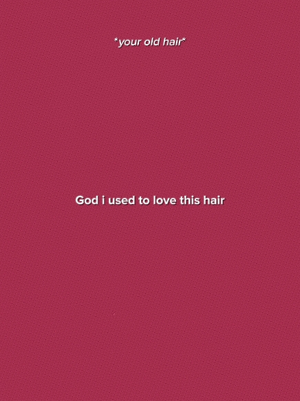 J'adore ces cheveux