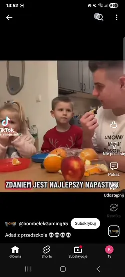 Adaś z przedszkola