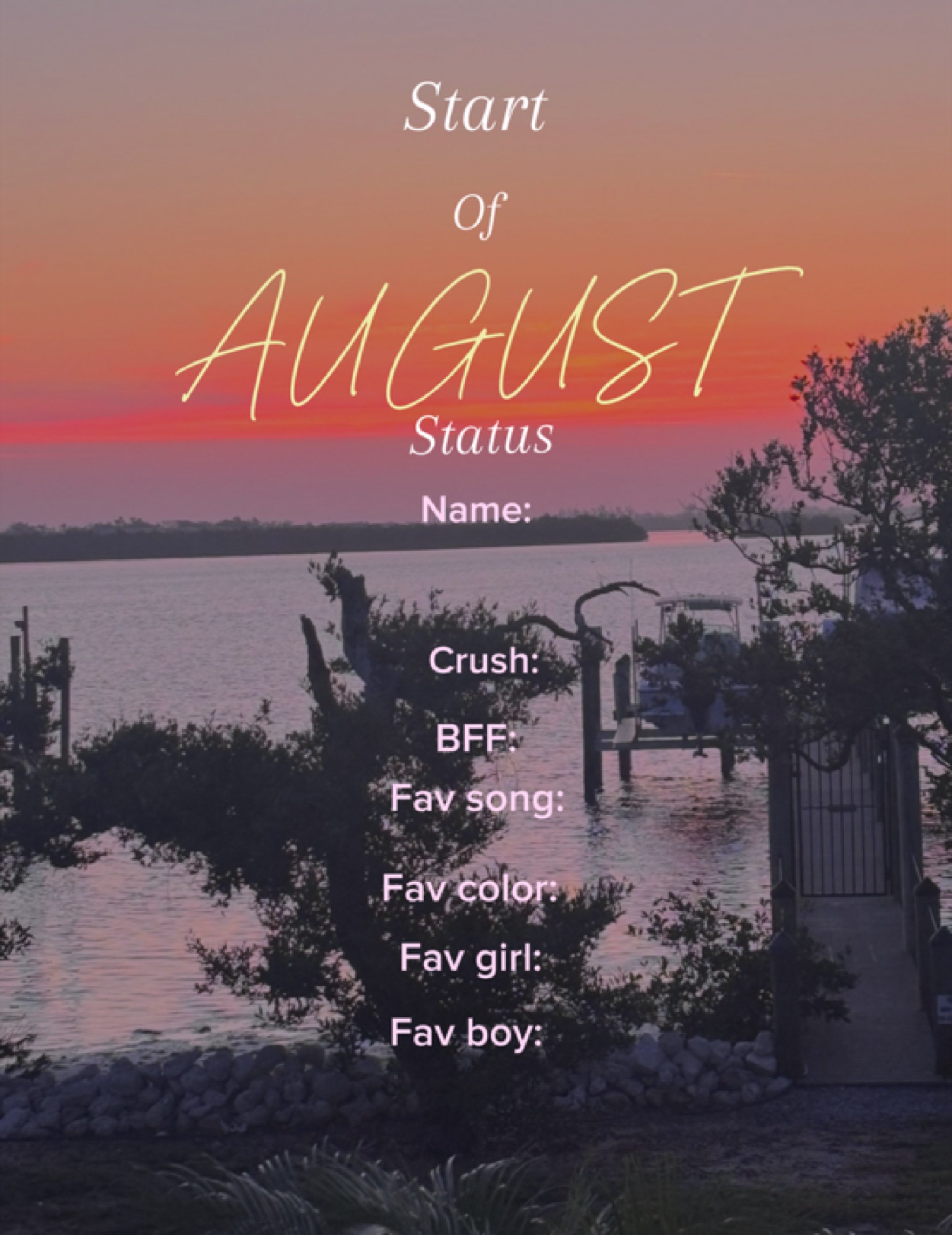 Anfang August