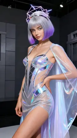 Cyberpunk queen AI