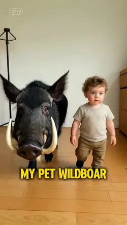 my pet wild boar